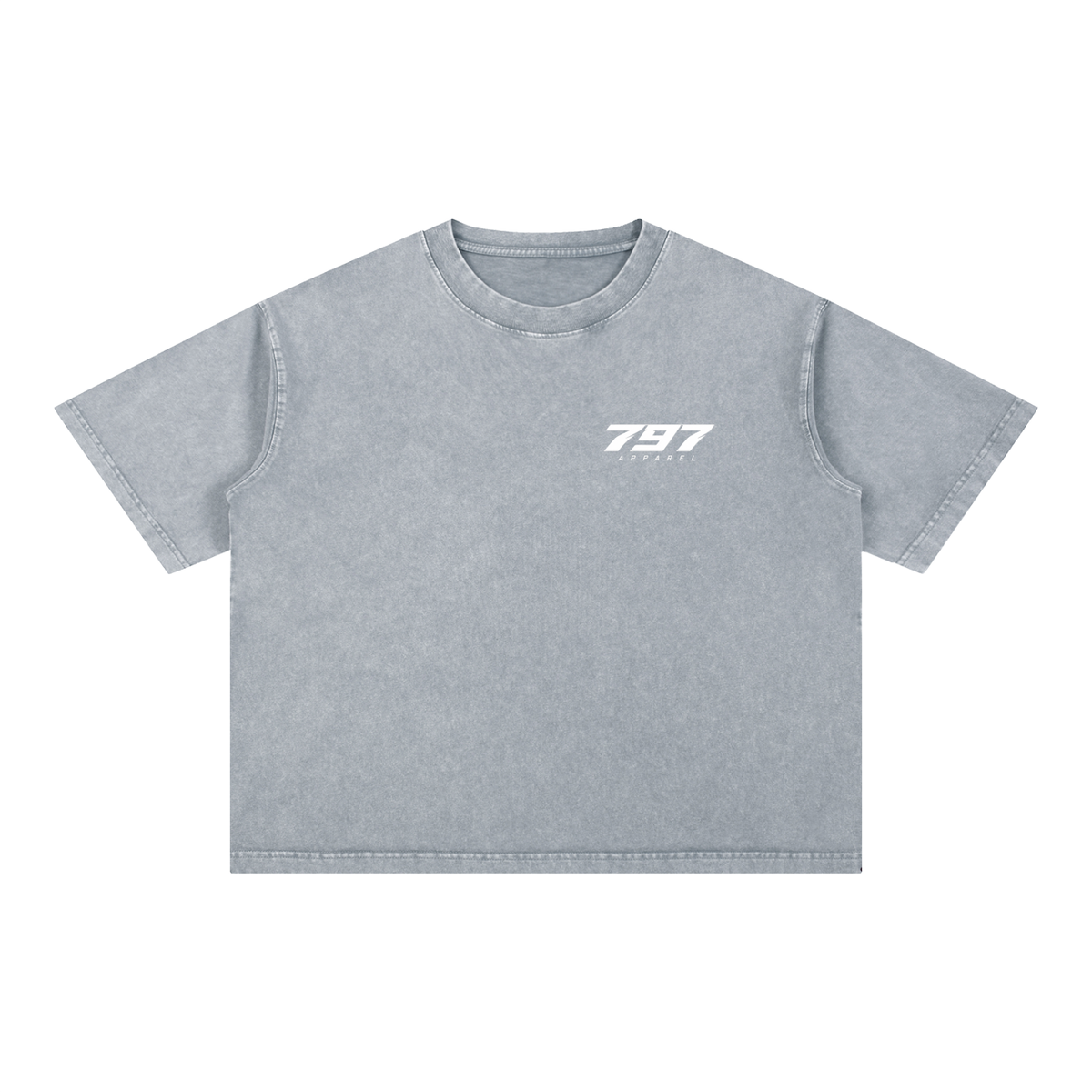 797 apparel Washed Boxy Cotton T-Shirt