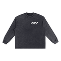 797 apparel Snow Washed Frayed Edge T-Shirt