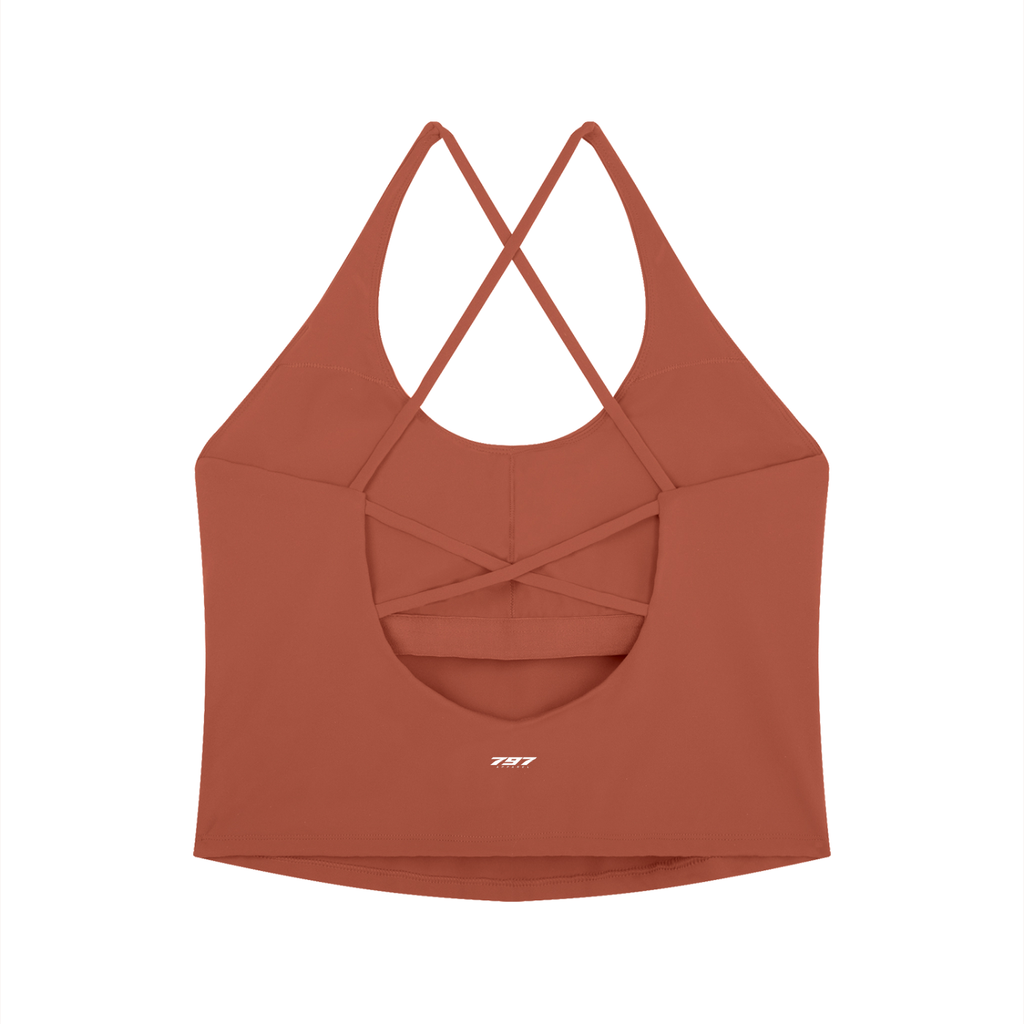 797 apparel Women's Tight Halter Yoga Tank Top