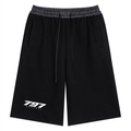 797 apparel Unisex Plaid Waistband Shorts