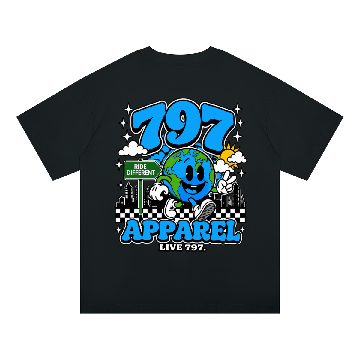 797 apparel Unisex Oversized Drop Shoulder T-Shirt